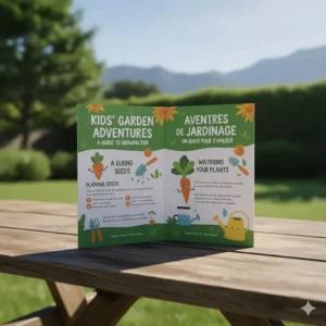 A sustainable wooden ride-on toy for an 18-month-old, reflecting Canadian values of environmental responsibility.