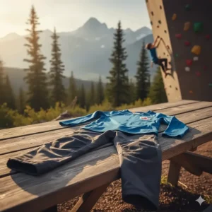 Durable, moisture-wicking outdoor climbing clothes for kids suitable for the variable Canadian climate.