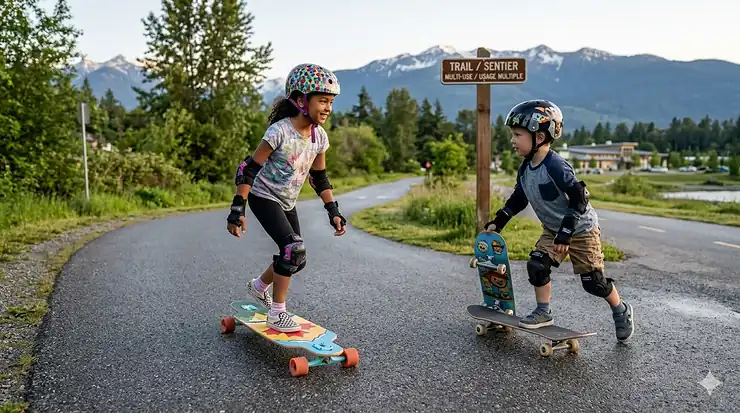 longboard-vs-skateboard-kids-canada-guide longboard vs skateboard for kids