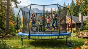 Illustration of safety padding and springs featuring bilingual English and French CSA standard certifications for Canada.