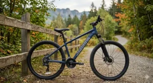 Graphic of a youth mountain bike with English and French text: Value Youth Mountain Bike / Vélo de montagne pour jeunes.