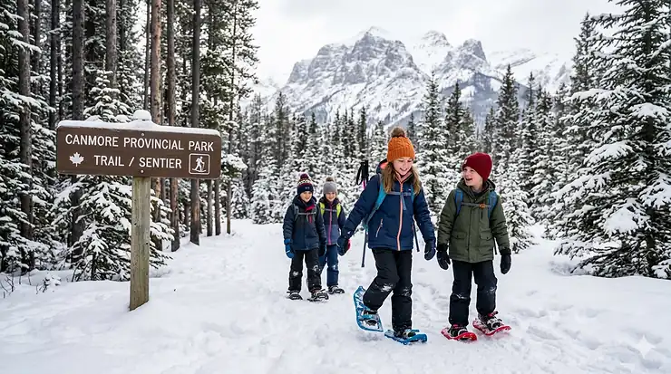 A sizing guide for kids snowshoes under $150 showing weight ranges in both kilograms and pounds for Canadian parents. kids snowshoes under 150