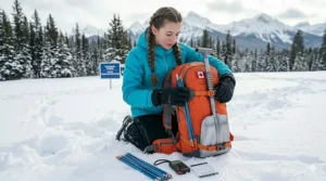 Avalanche safety gear checklist for youth exploring Canadian mountain regions.