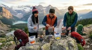 Durable hiking boots for teens exploring rugged Canadian provincial parks.